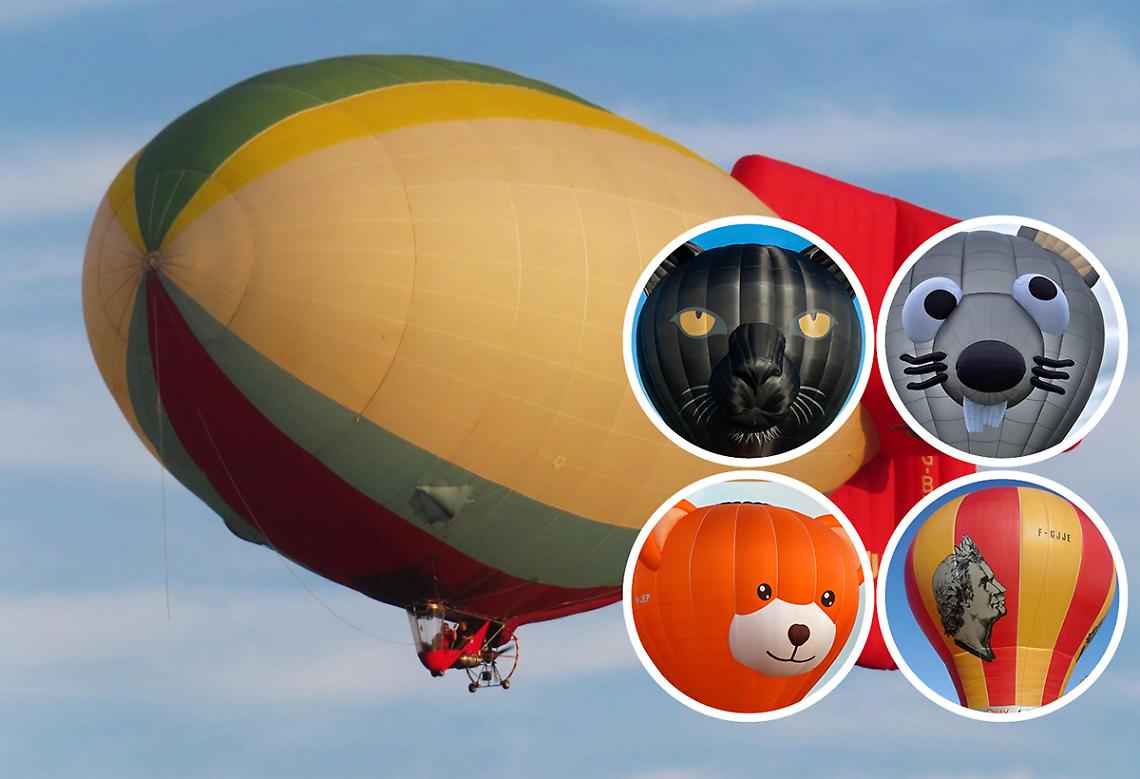 Al raduno di mongolfiere un "gigante del cielo" e mongolfiere speciali