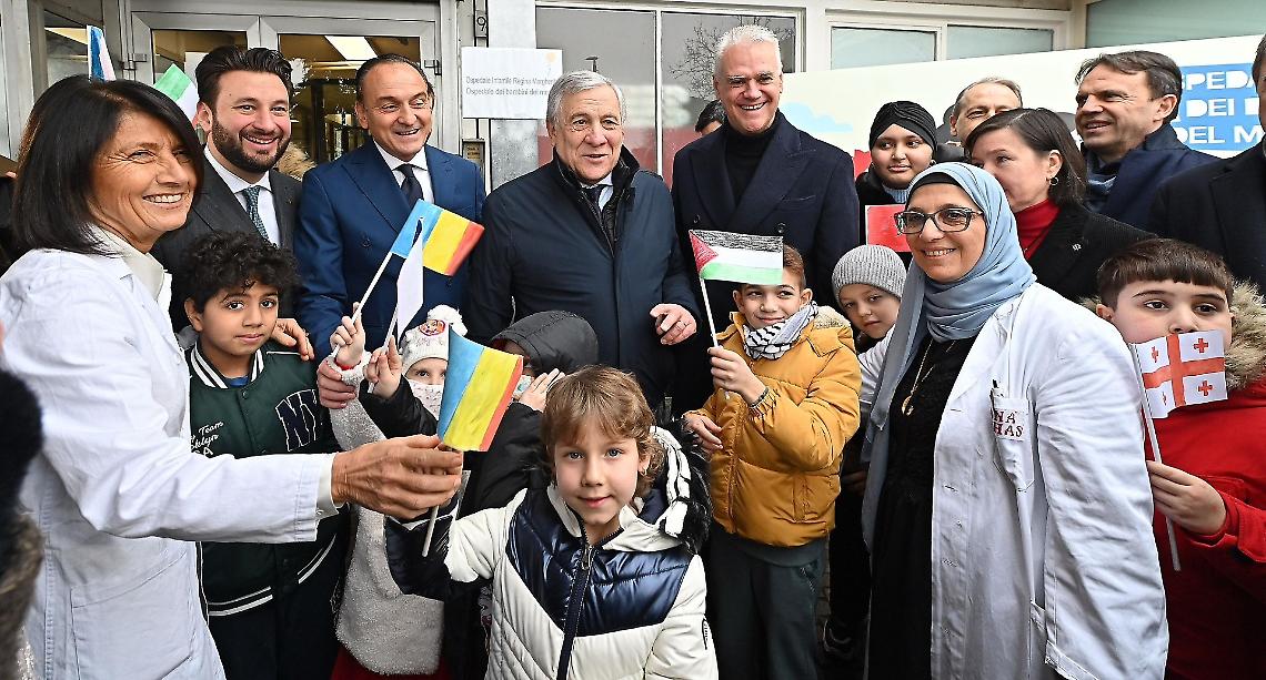 ll "Regina Margherita" diventa l&rsquo;Ospedale dei bambini del mondo