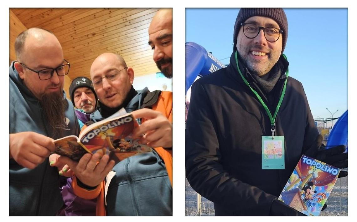Topolino dedica una storia alle mongolfiere di Mondov&igrave;: il magazine &egrave; arrivato in citt&agrave;