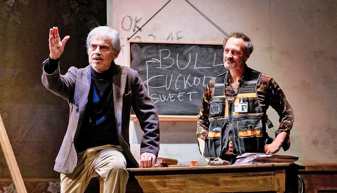 Massimo Dapporto e Fabio Troiano in scena con Pirandello Pulp