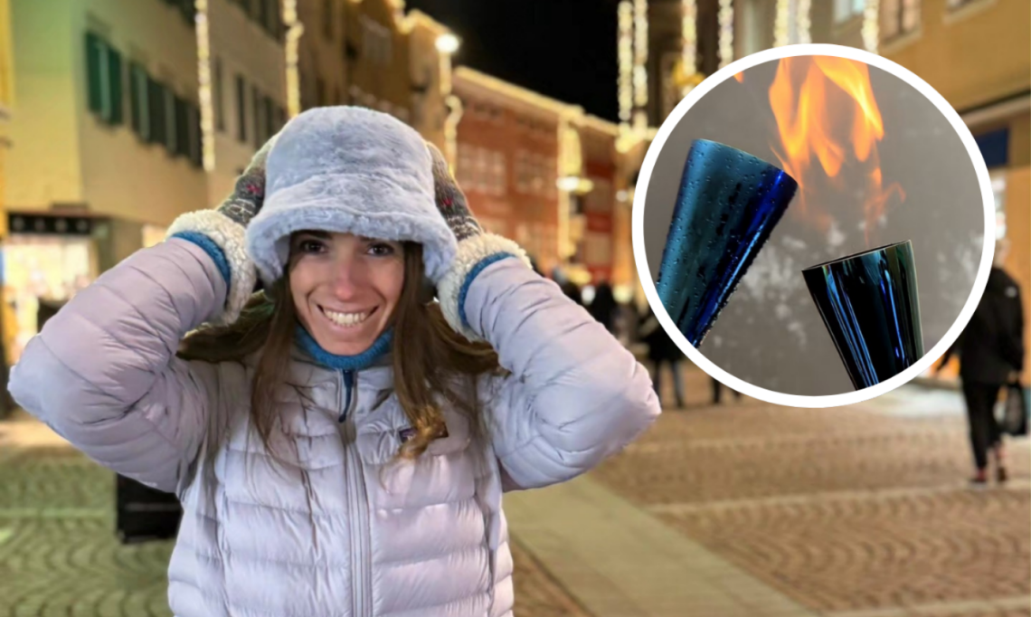 La Fiamma olimpica arriva a Cuneo: Marta Bassino guida l&rsquo;abbraccio della Granda