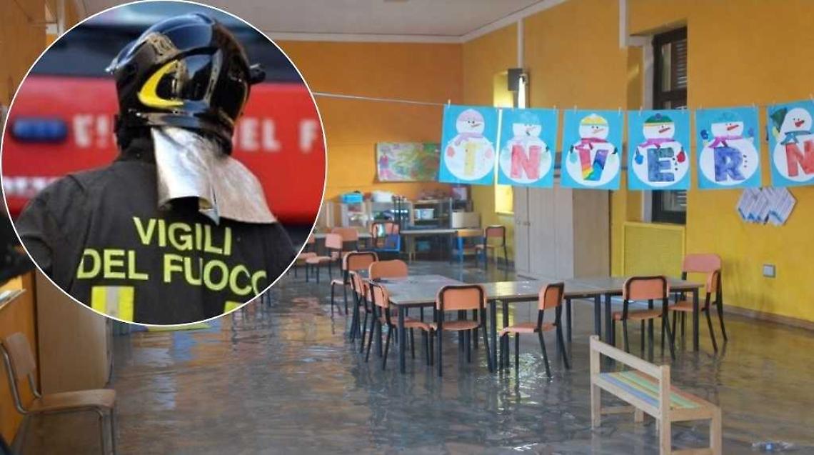 Perdita d'acqua: inagibili due aule della Scuola dell'infanzia 