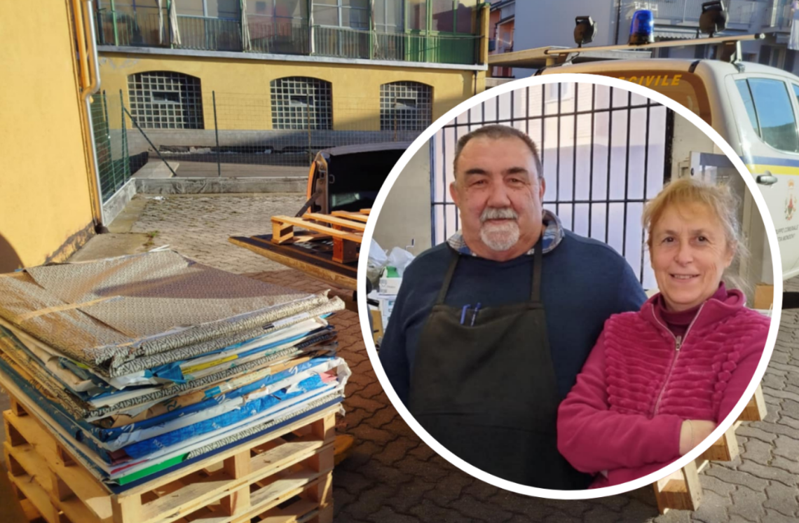 La loro tipografia chiude: Livio e Vilma regalano tutta la carta ai bimbi della scuola