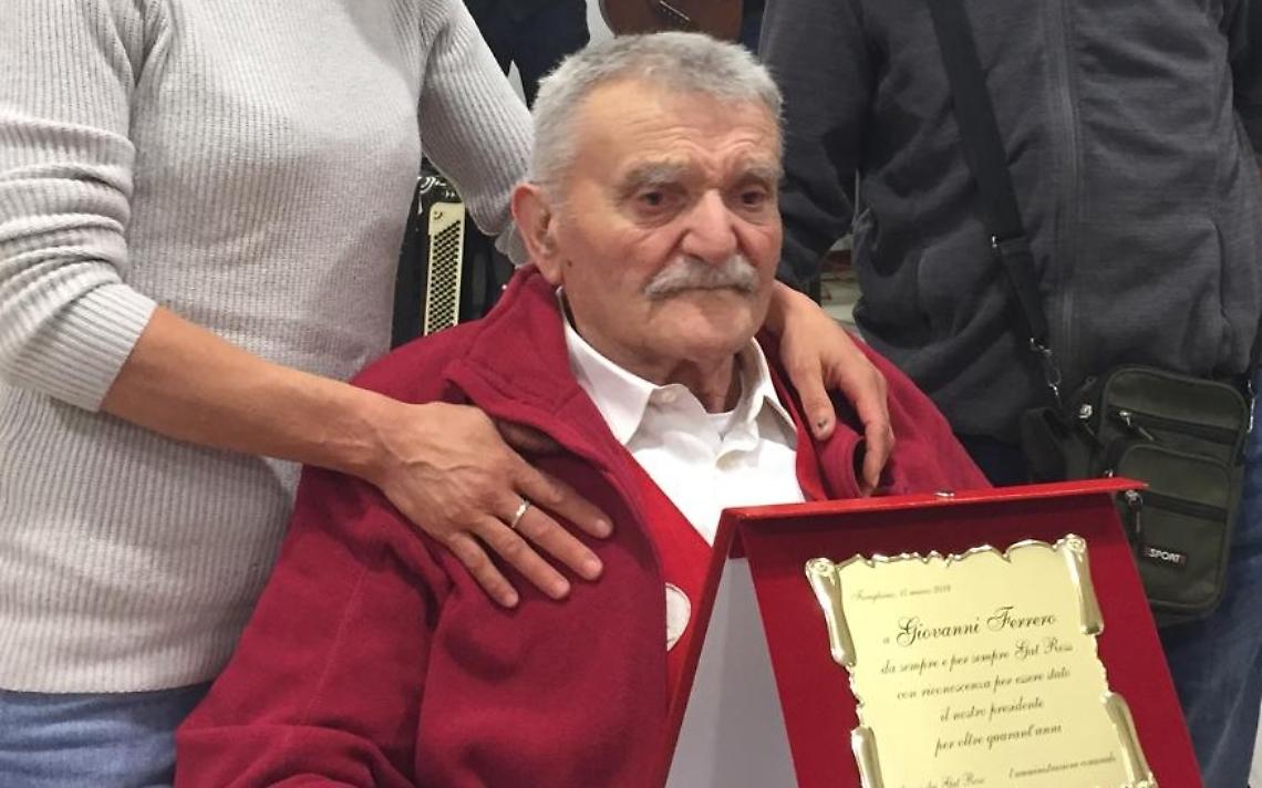 Addio a Giovanni Ferrero, "anima" e presidente dei "Gat Ross" per oltre 40 anni