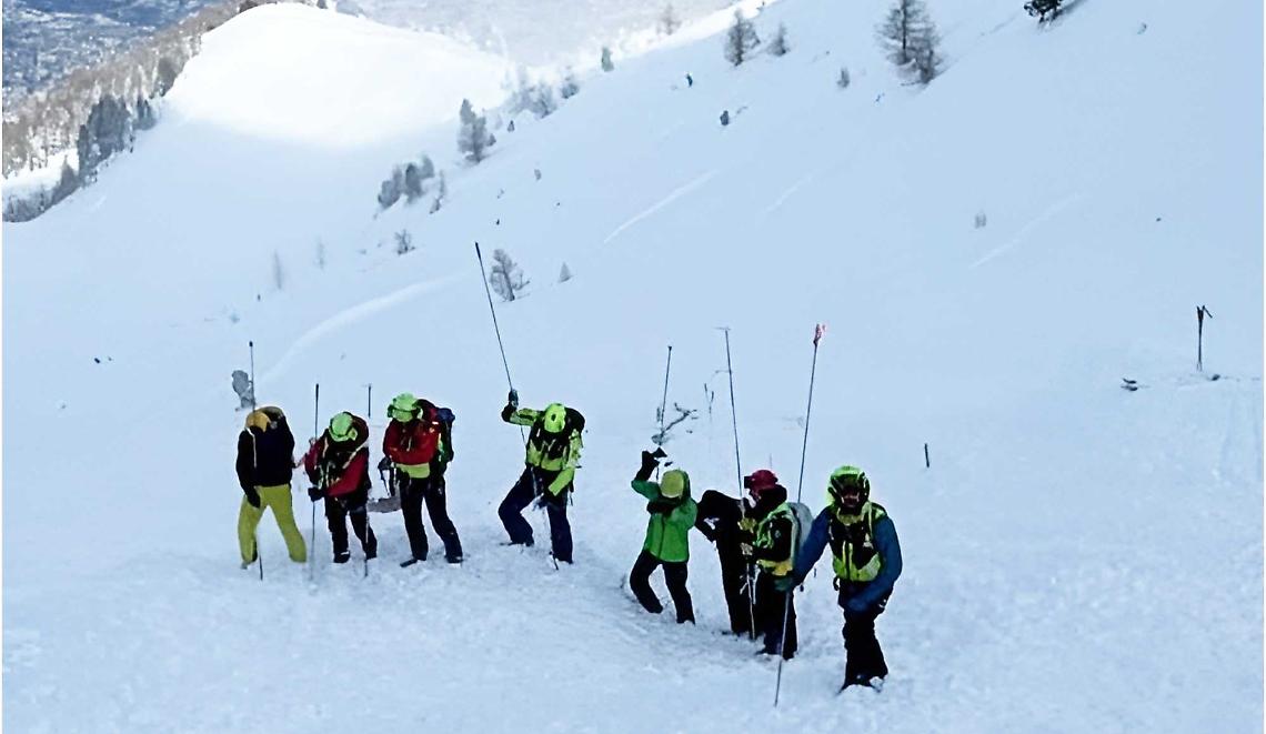 Valanga sopra Aosta: muore scialpinista piemontese