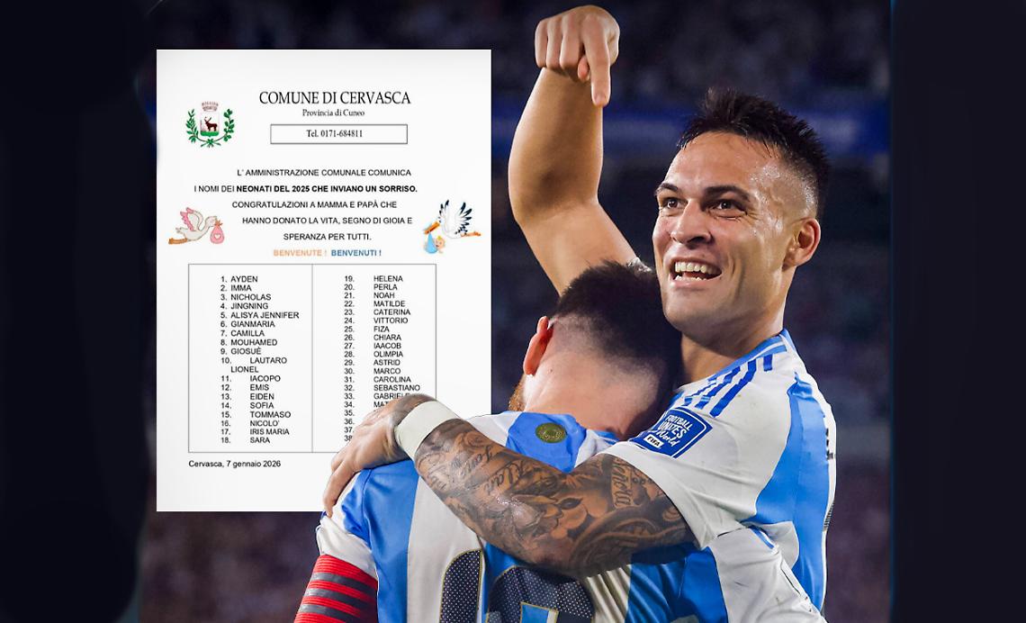 Chiamarsi Lautaro Lionen: quando il calcio entra all&rsquo;anagrafe e fa discutere