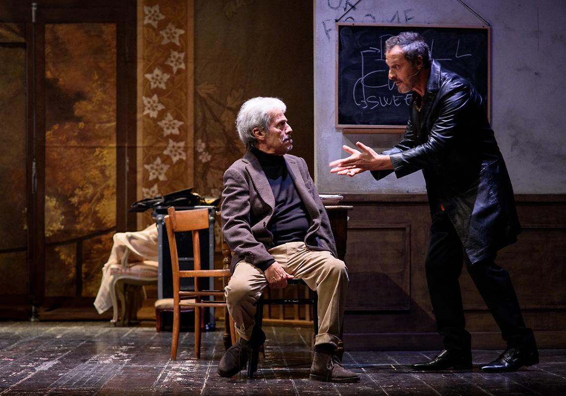 Massimo Dapporto e Fabio Troiano in scena con Pirandello Pulp