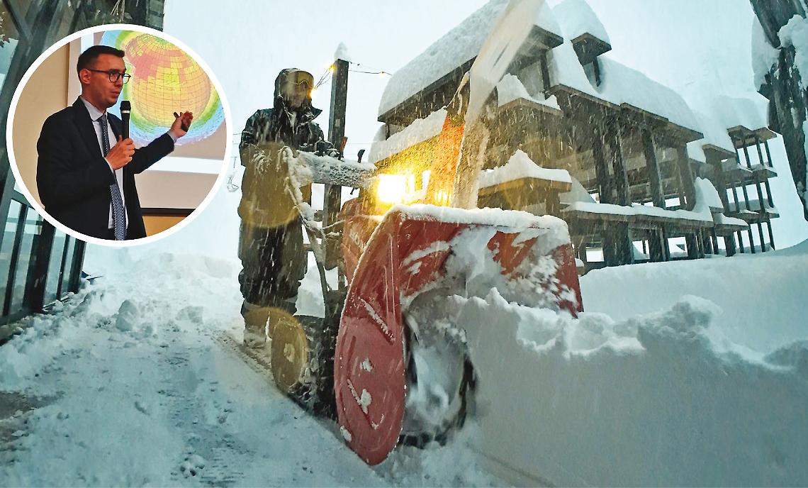 Arriva il maltempo: piogge diffuse e fitte nevicate in montagna