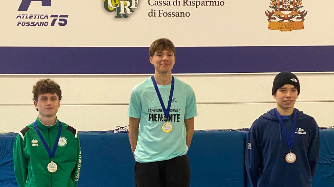 Un centimetro che vale oro, l'Atletica Mondov&igrave; incorona il neo campione regionale nel triplo