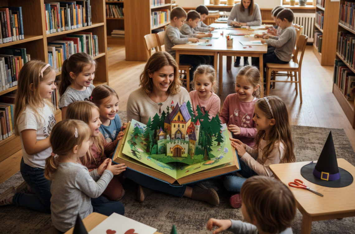Pop-up e magia in biblioteca: due pomeriggi &ldquo;incantati&rdquo; per bambini