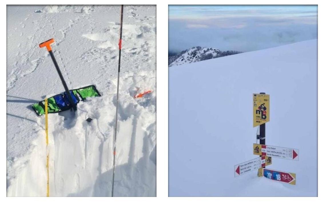 Pi&ugrave; di un metro e mezzo di neve a Bossea e... non &egrave; finita qui