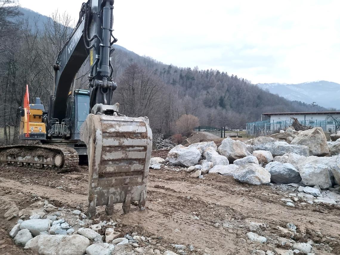 Rischio idrogeologico: interventi sul torrente per mettere in sicurezza le sponde