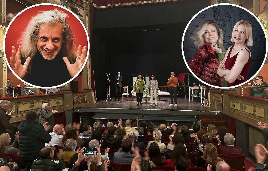 Quattrini, De Laurentiis e Bergonzoni accendono il Marenco: febbraio di stelle a teatro