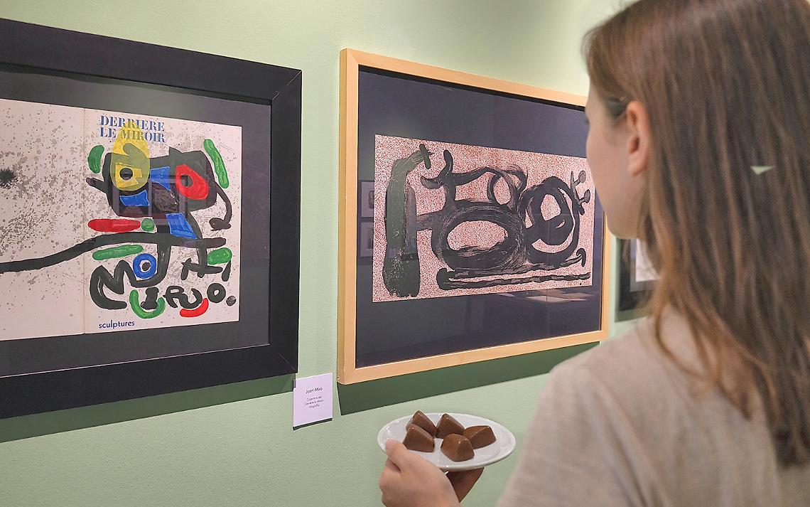 L'arte si fa pi&ugrave; dolce se la si ammira gustando cioccolato