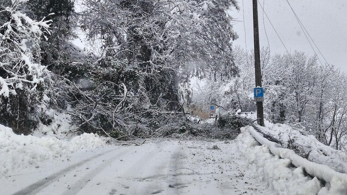 Cavo elettrico tranciato, mezzo rione storico senza luce