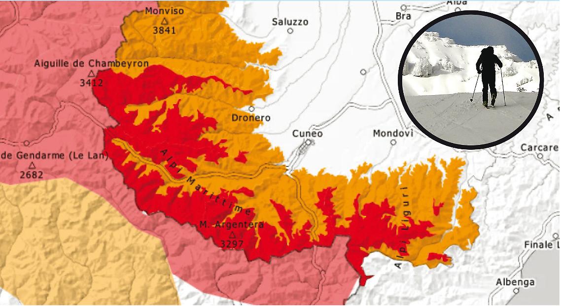 Attenzione in montagna: forte pericolo valanghe