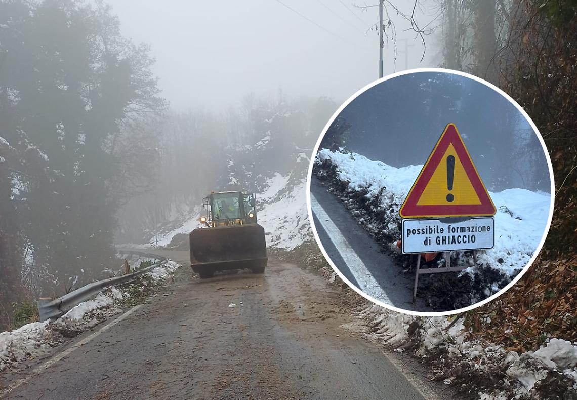 Liberata la strada Carassone-Piazza