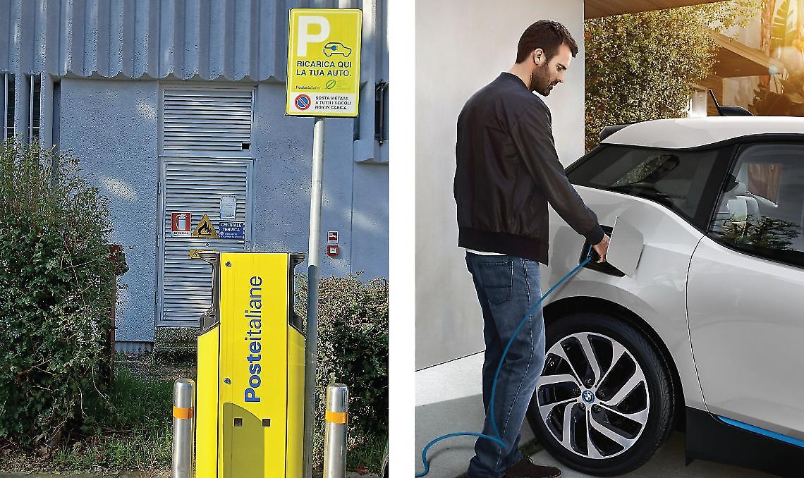 Due nuove colonnine di ricarica in paese, con Poste Italiane