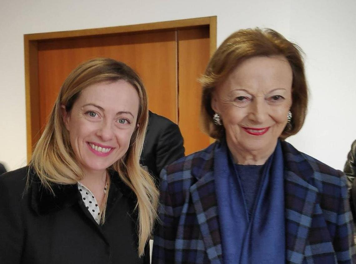 Giorgia Meloni ricorda Maria Franca Ferrero: &laquo;Con la sua Fondazione ha sostenuto migliaia di famiglie&raquo;