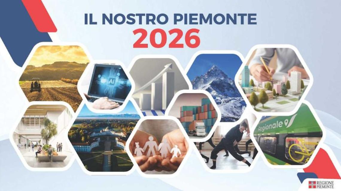 Gli obiettivi per il 2026 della Regione Piemonte