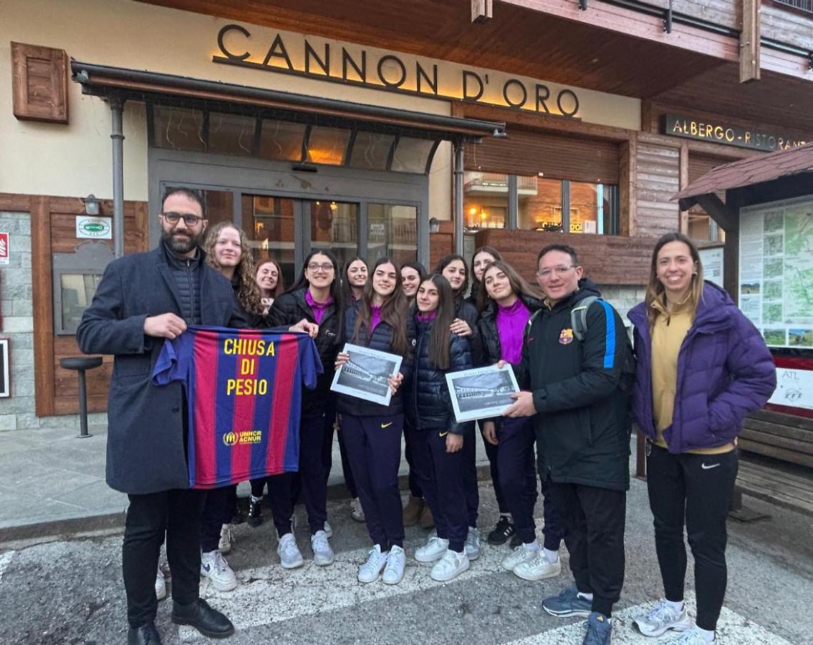 Da Barcellona alla Valle Pesio: una squadra di pallavoliste spagnole ospite per un torneo a Cuneo