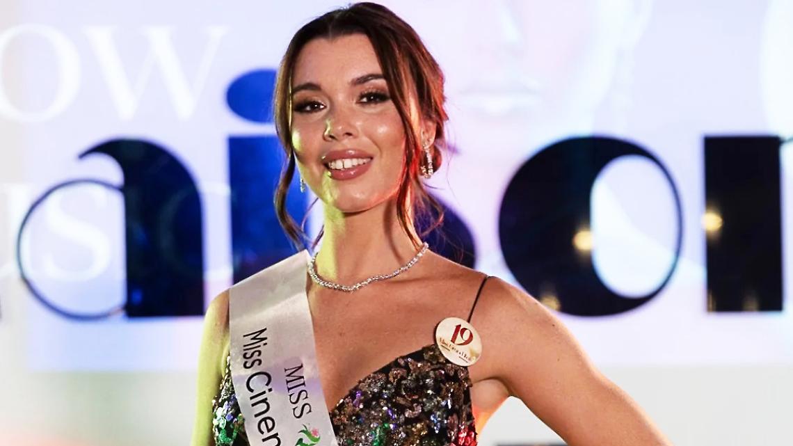 La 24enne Veronica Gavotto a Miss Paradisia 2026: sua la fascia di Miss Cinema