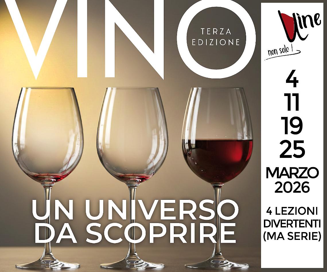 Quattro lezioni divertenti (ma serie) sul vino, con degustazioni guidate e abbinamenti