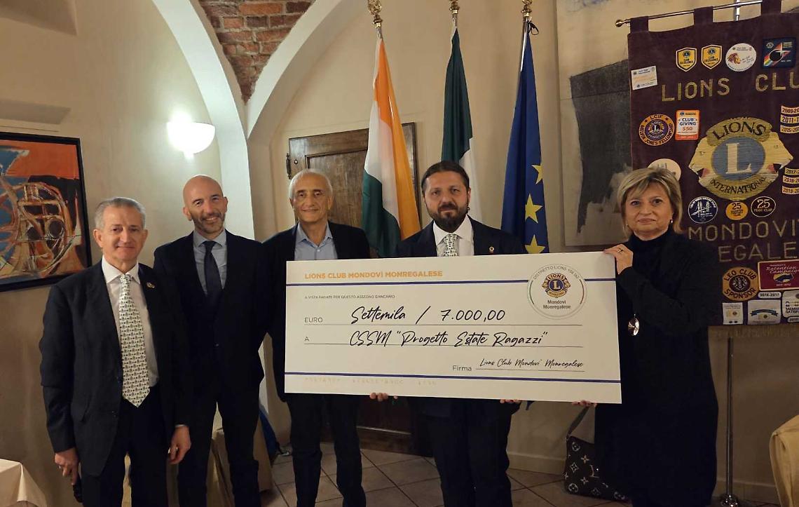 Lions, 7 mila euro per &ldquo;Estate Ragazzi&rdquo;