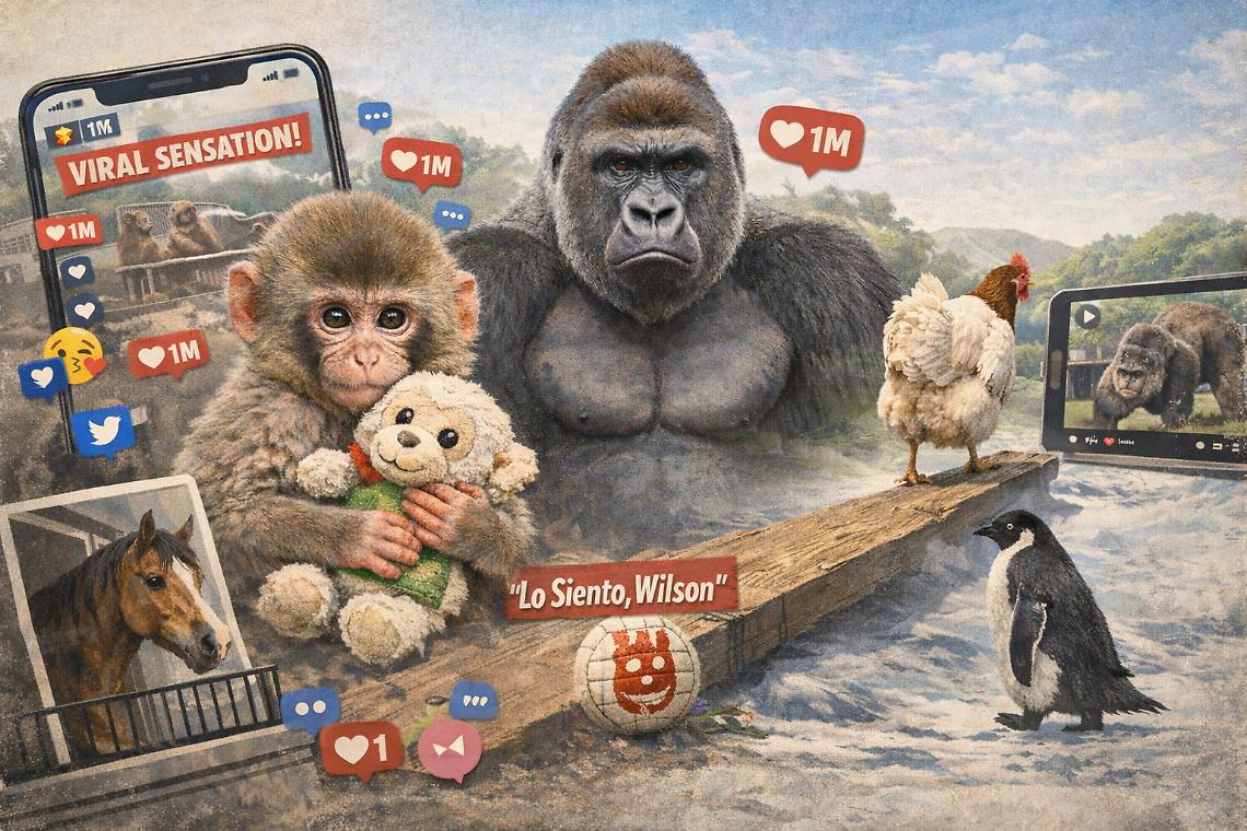 Da Harambe a Punch: animali da social tra media e zoologia