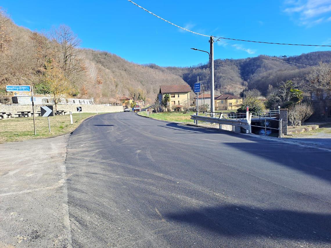 Nuove bitumature nel centro abitato