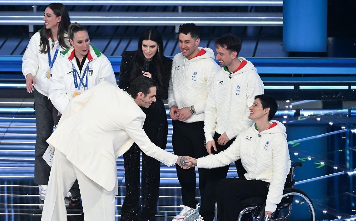 Ostetrica cuneese campionessa del curling al Festival di Sanremo come testimonial delle Paralimpiadi