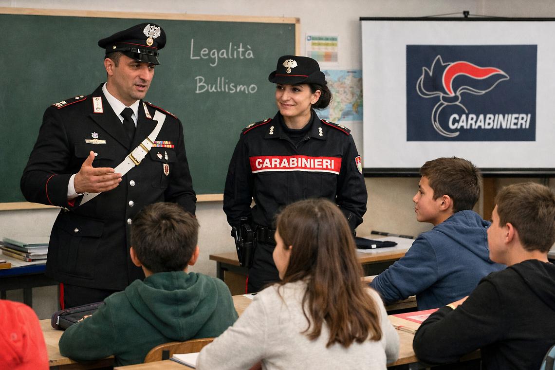 Bullismo e del cyberbullismo, i ragazzi ne parlano con i Carabinieri