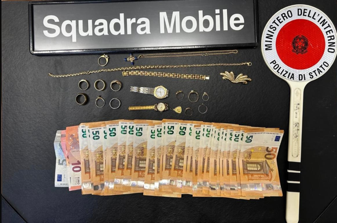 Coppia cuneese in manette per il furto in casa di un'anziana a Sanremo