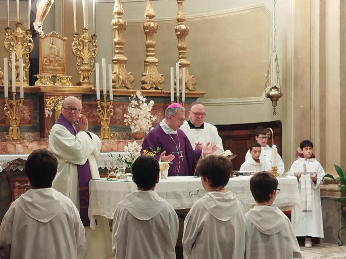 Prosegue la visita pastorale: il vescovo tra le comunit&agrave; di Carleveri e Crava