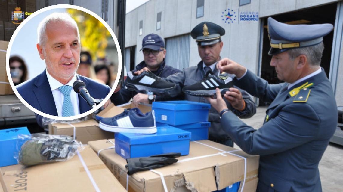 Merce falsa, numeri shock: 527 milioni di prodotti sequestrati in nove mesi