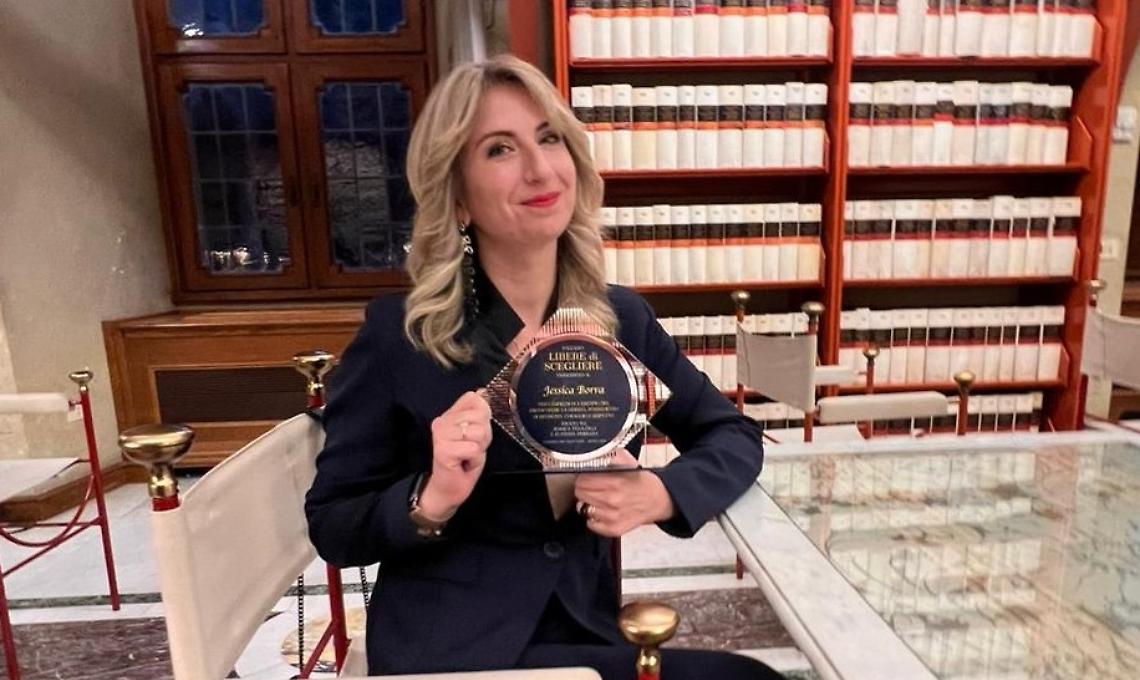 La forza delle donne: premio "Libere di scegliere" per Jessica Borra, alla Camera dei Deputati