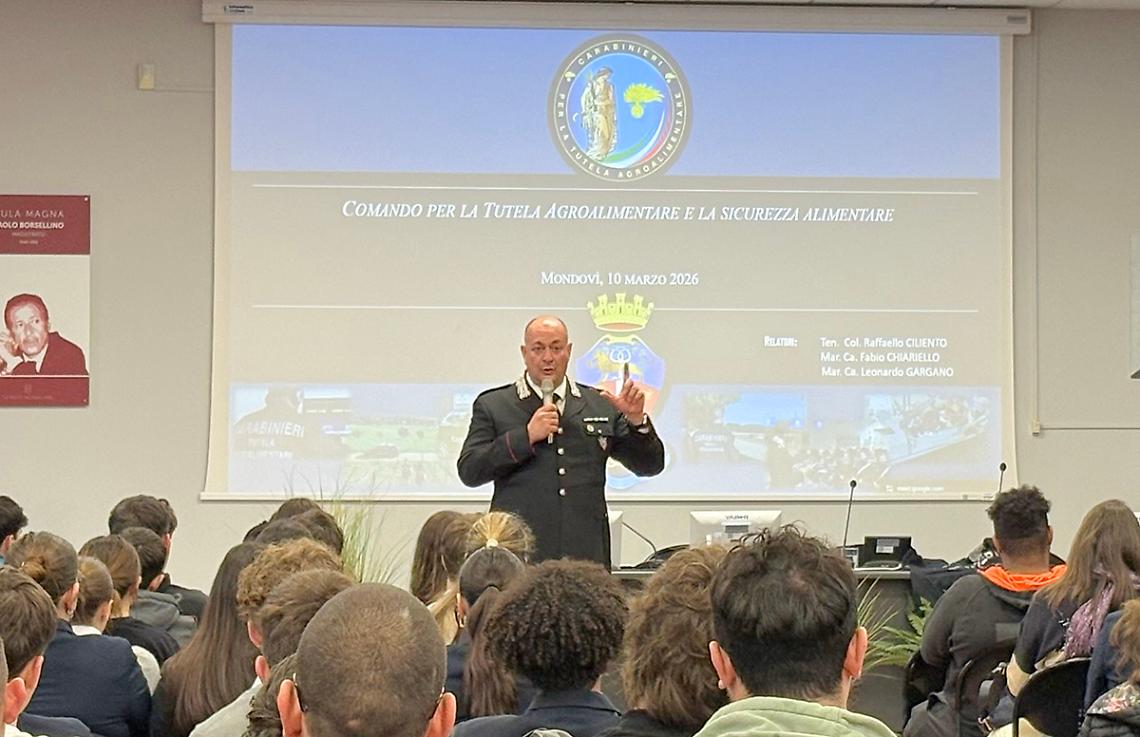 Legalit&agrave;, non omert&agrave;: l'Istituto Alberghiero che parla agli studenti delle frodi alimentari