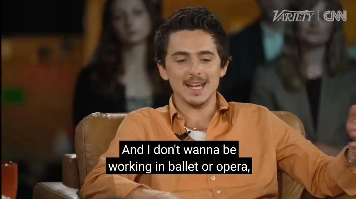 Timoth&eacute;e Chalamet: &ldquo;Non lavorerei mai nell&rsquo;opera&rdquo;. La risposta ironica del mondo della classica diventa virale