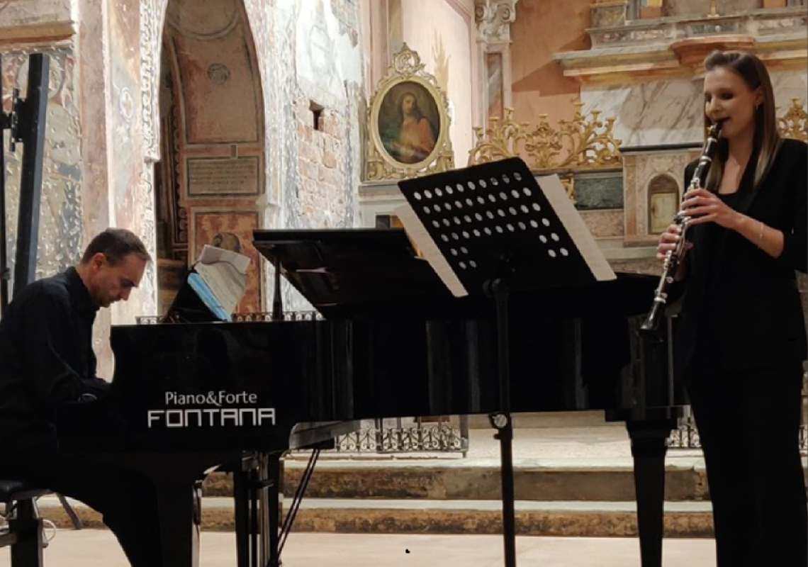 Pianoforte e clarinetto: un concerto romantico e raffinato, nell'antico teatro