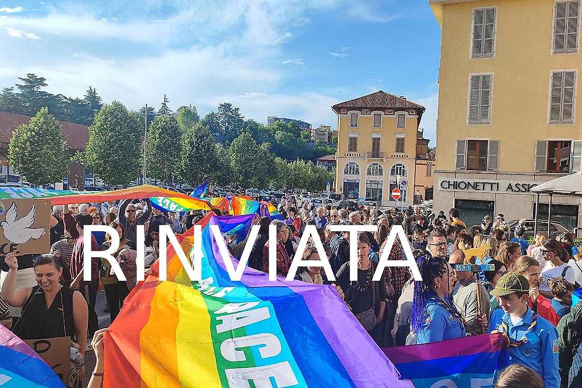 Rinviata la Marcia della Pace prevista per domani