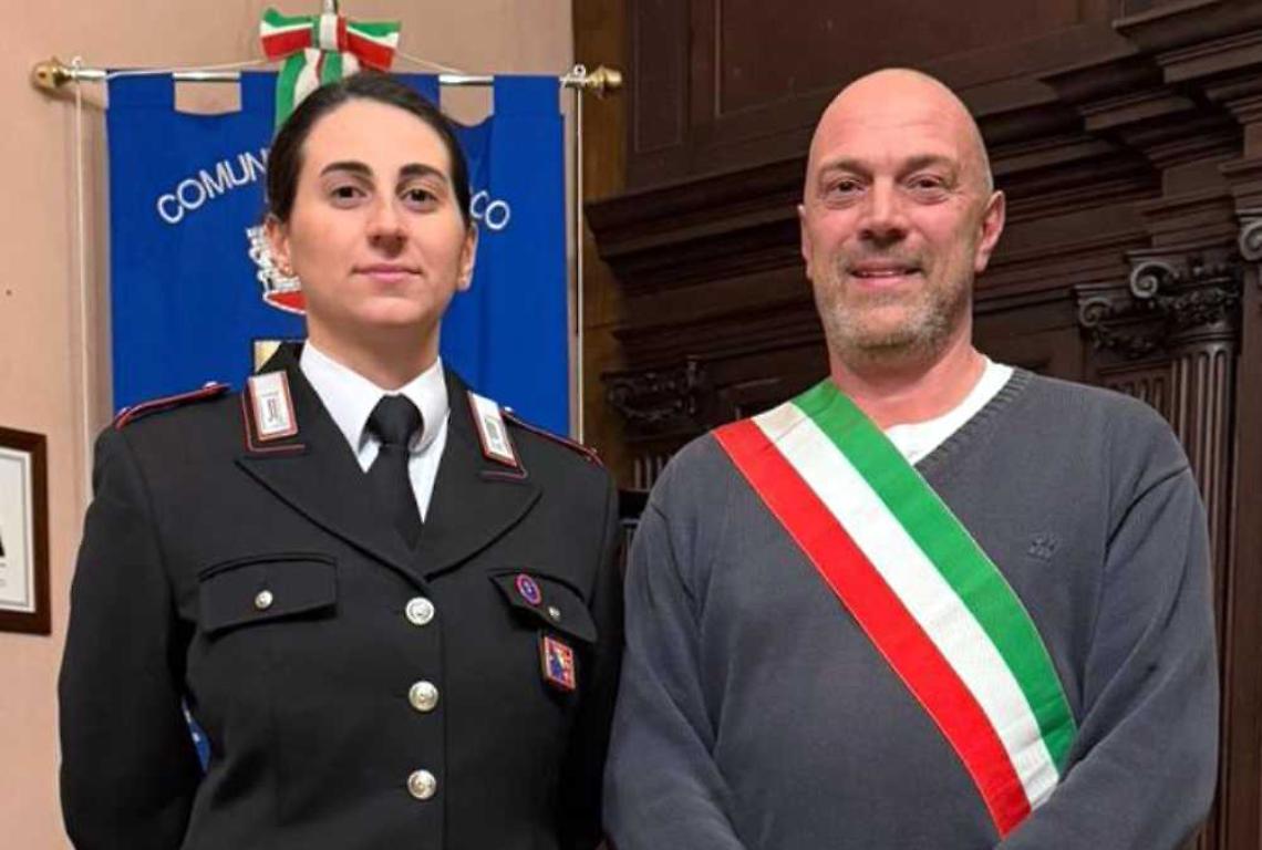 Il benvenuto alla nuova Comandante dei Carabinieri: Giuliana Arcuri