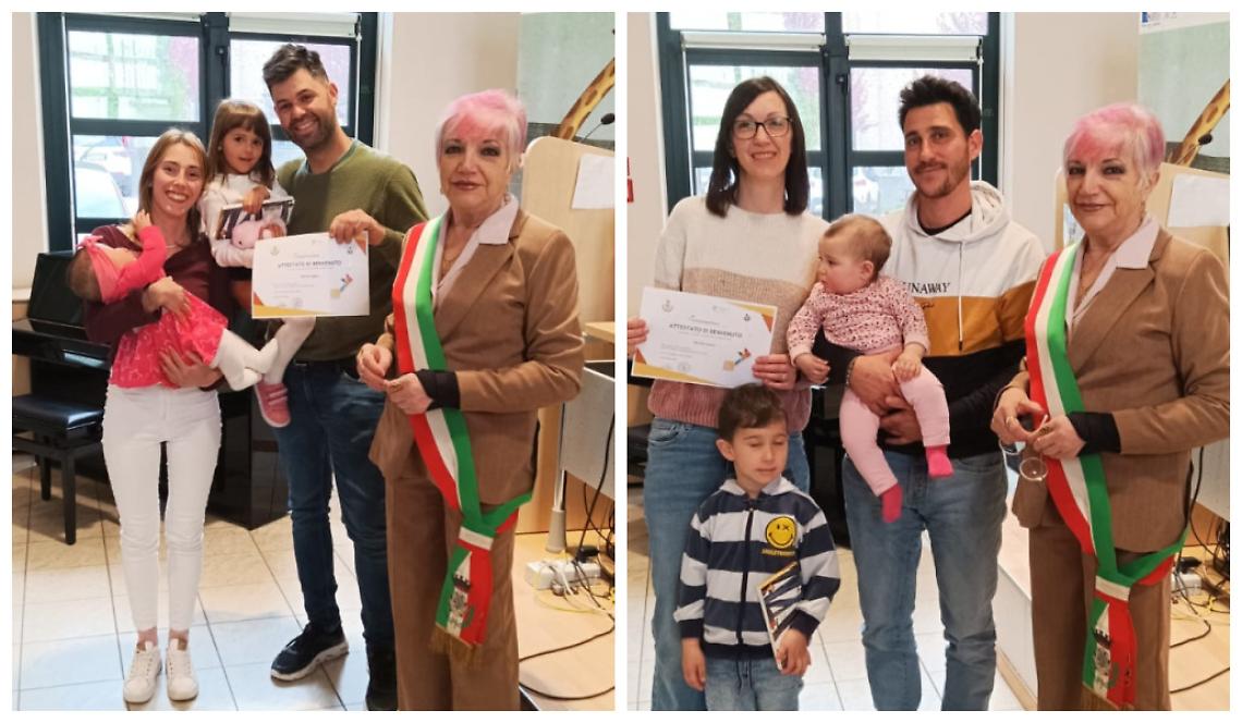 Un paese gentile: la comunit&agrave; d&agrave; il benvenuto ai bimbi nati nell'ultimo anno