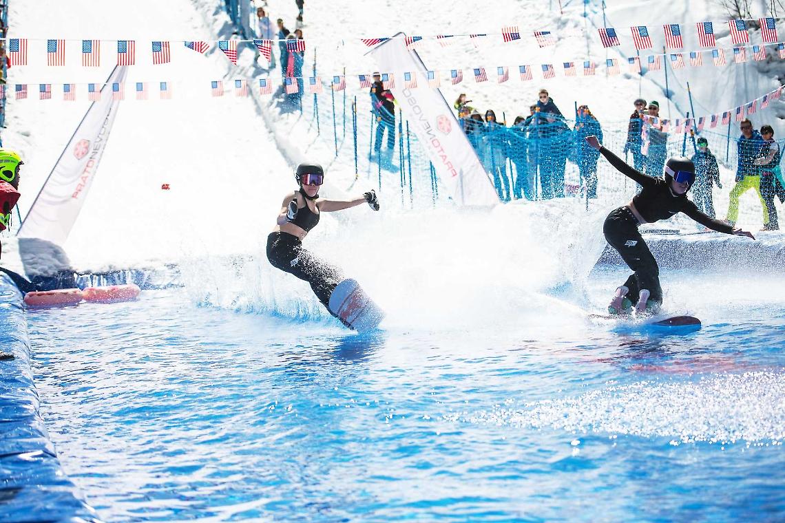 Sci, musica e tuffi: il finale di stagione a Prato Nevoso