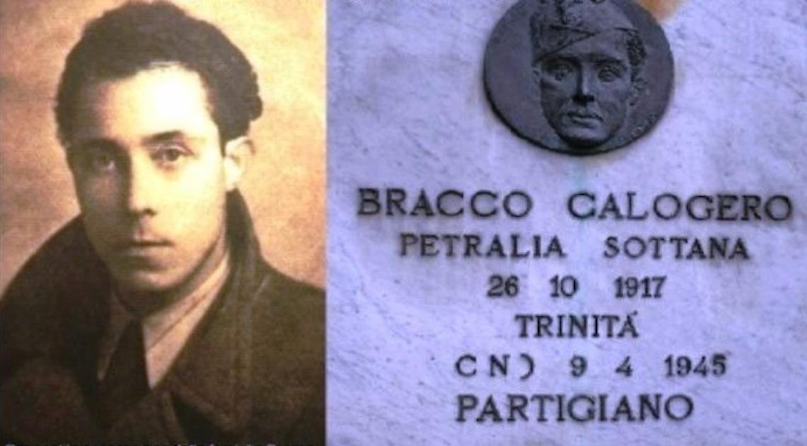 La genealogia del partigiano siciliano Calogero Bracco arriva fino al suo paese natio