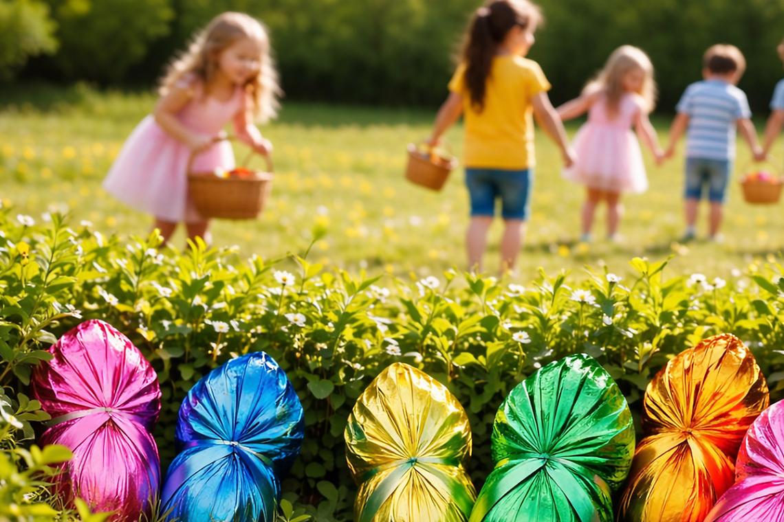 caccia alle uova di pasqua