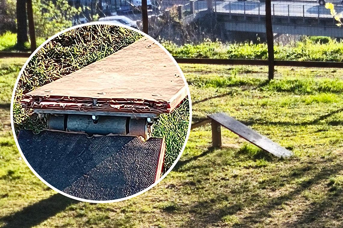 Area cani: aperta da un mese, gi&agrave; danneggiata