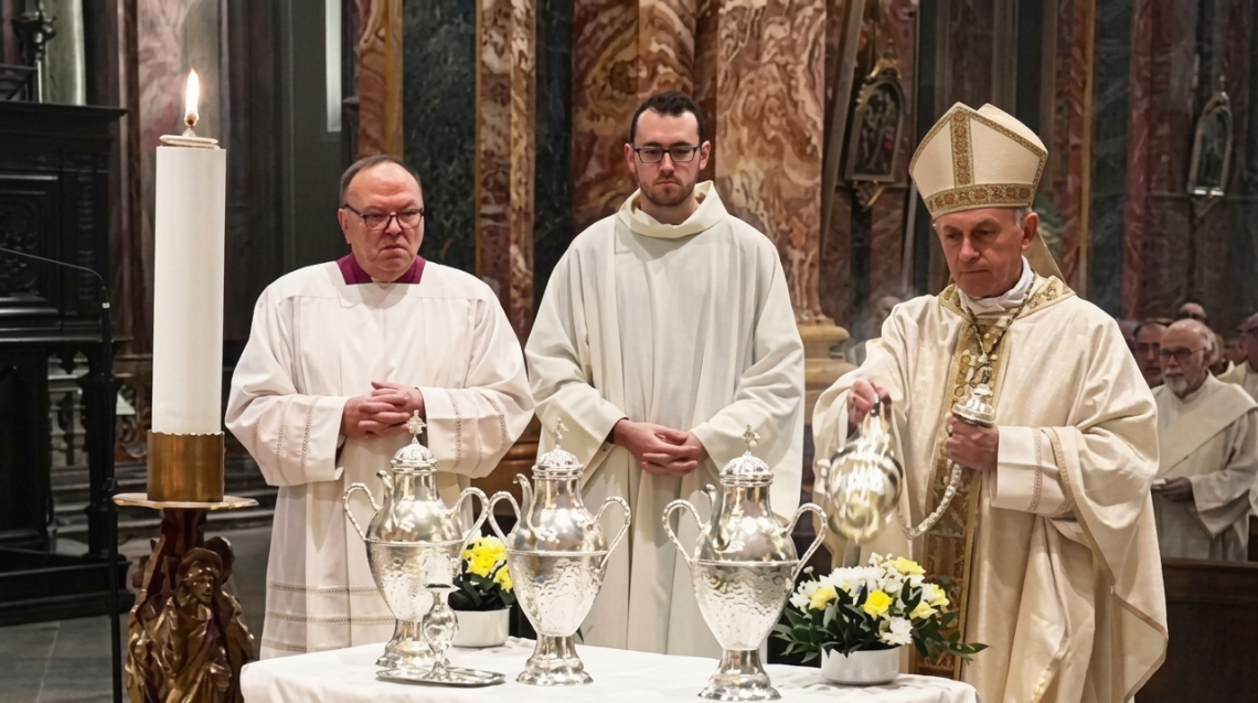 &laquo;In un mondo virtuale, il prete resta presenza concreta&raquo;. Il vescovo di Mondov&igrave; alla Messa Crismale
