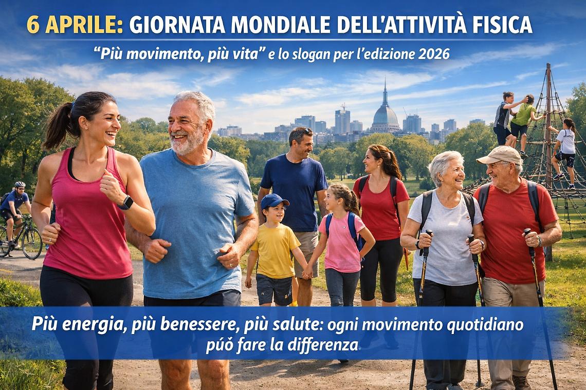 Pi&ugrave; movimento, pi&ugrave; vita: oggi &egrave; la "Giornata mondiale dell'attivit&agrave; fisica"