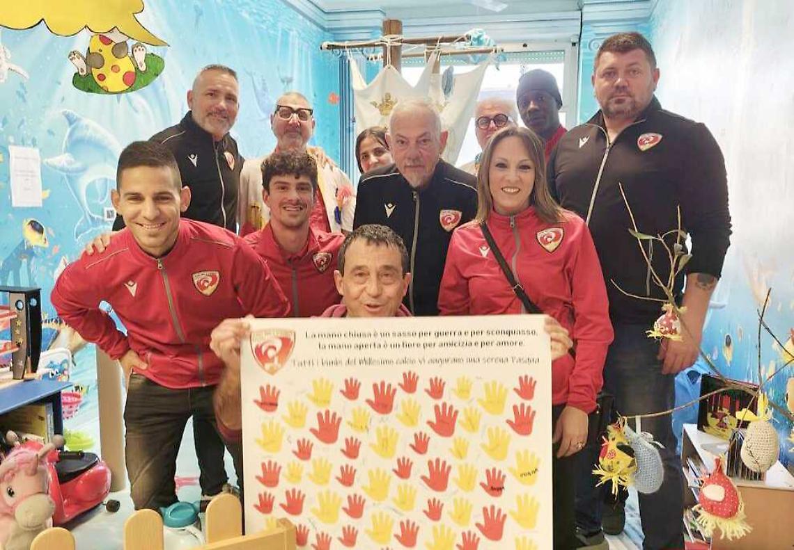 Un gesto che vale pi&ugrave; di mille gol: il Millesimo Calcio porta sorrisi ai bimbi del &ldquo;San Paolo&rdquo;