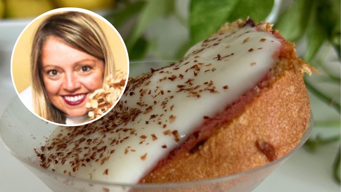 Dolce di recupero della colomba